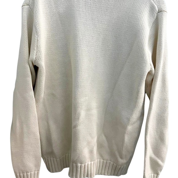 Brandy Melville American Flag Knit Sweater Oversized Pullover White - Picture 4 of 8